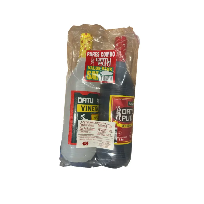 Datu Puti Value Pack Soy Sauce And Vinegar Goi Tiet Kiem Nuoc Tuong Va Dam (2 x 1lt) x 1
