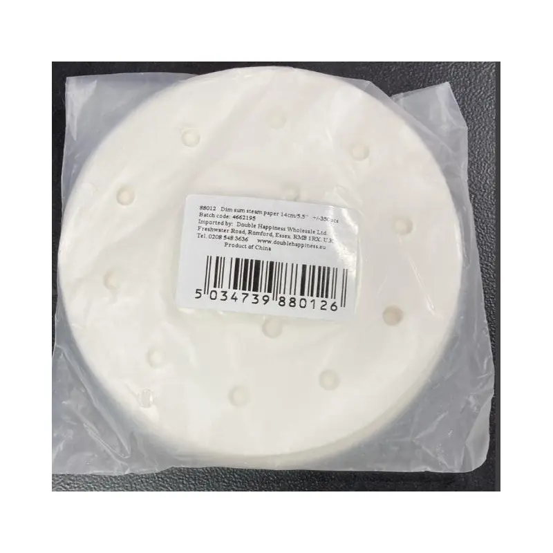 Dim Sum Steamer Paper, 5.50"  Giay hap Dim sum (350pcs x 1 )