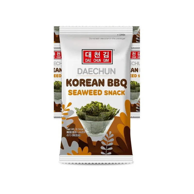 Daechun Seaweed Snack BBQ Flavour 3 pack (4gx3)x1