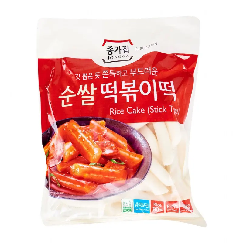 Daesang Jongga Rice Cake (stick) ()Banh gao han quoc dang que 1x500g