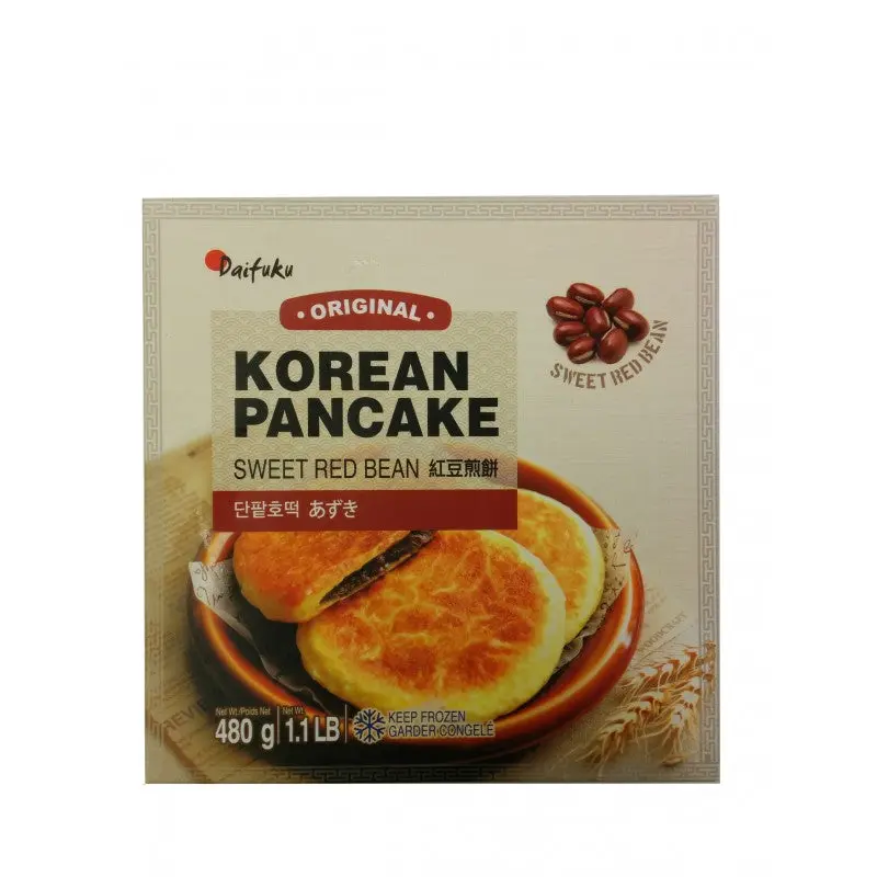 Daifuku Korean Pancake(Sweet Red Bean) Banh nuong chao nhan dau do 480G x 1