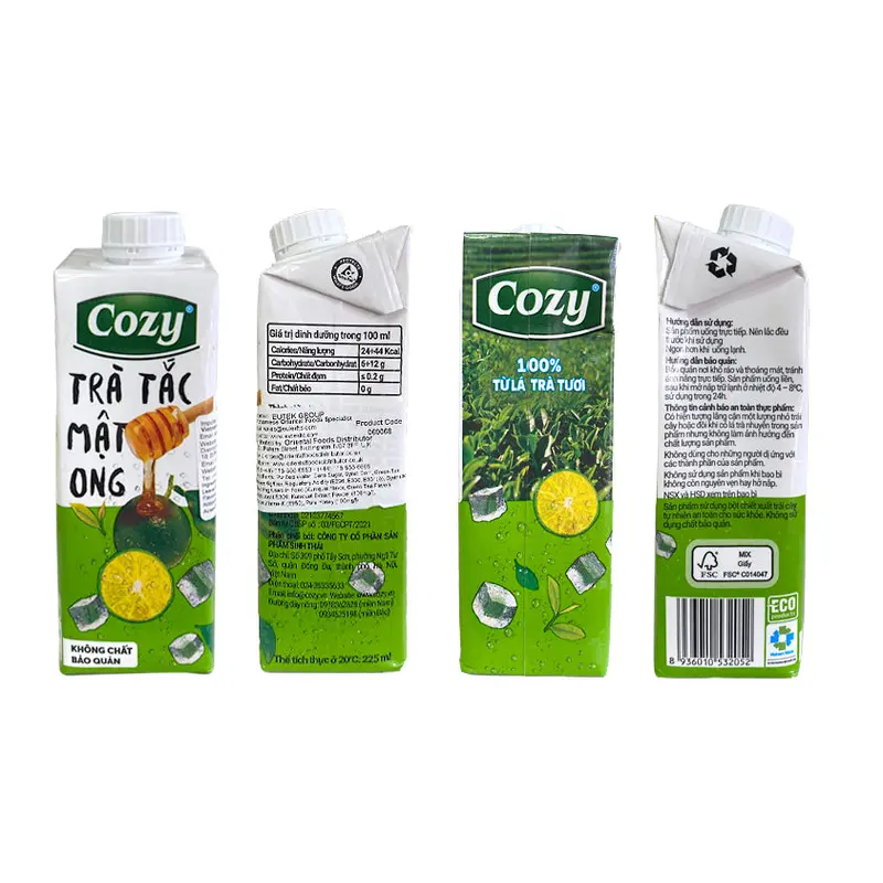 Cozy Kumquat Honey Tea Drink Tra Tac Mat Ong 225ml x 1