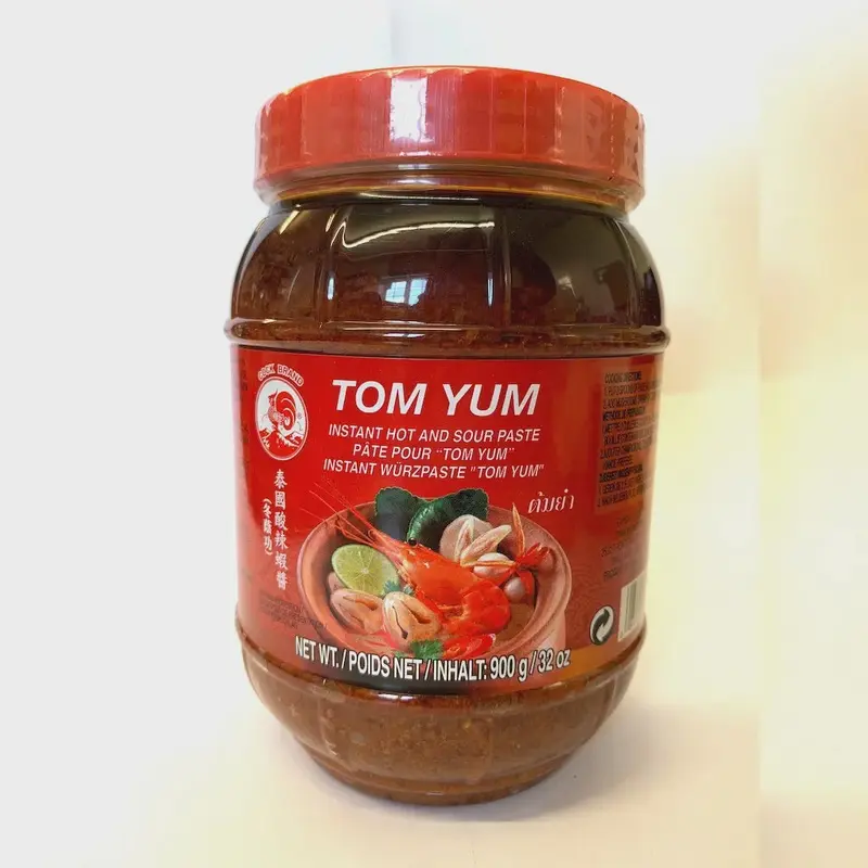 Cock Tom Yum Instant Hot & Sour Paste   Sot Tom Yum chua cay 900g x1