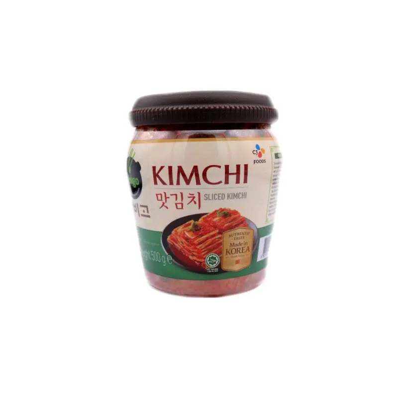CJ Bibigo Sliced Kimchi (Jar)   Kimchi Cat Lat 500G x 1