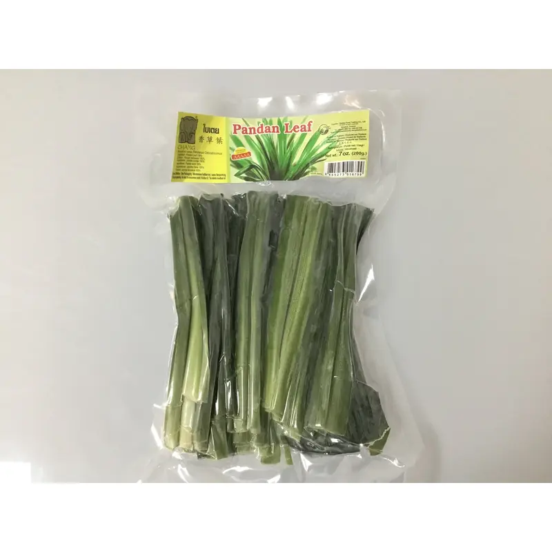 Chang Frozen Vegetable Pandan Leaf 'L' Size La Dua Dong Lanh 200gx1 FD