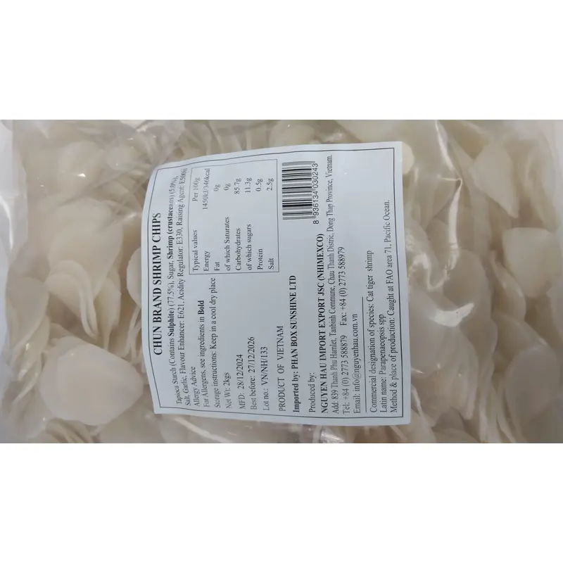 CB Vietnamese Prawn Cracker  Banh phong tom 2kg x 1