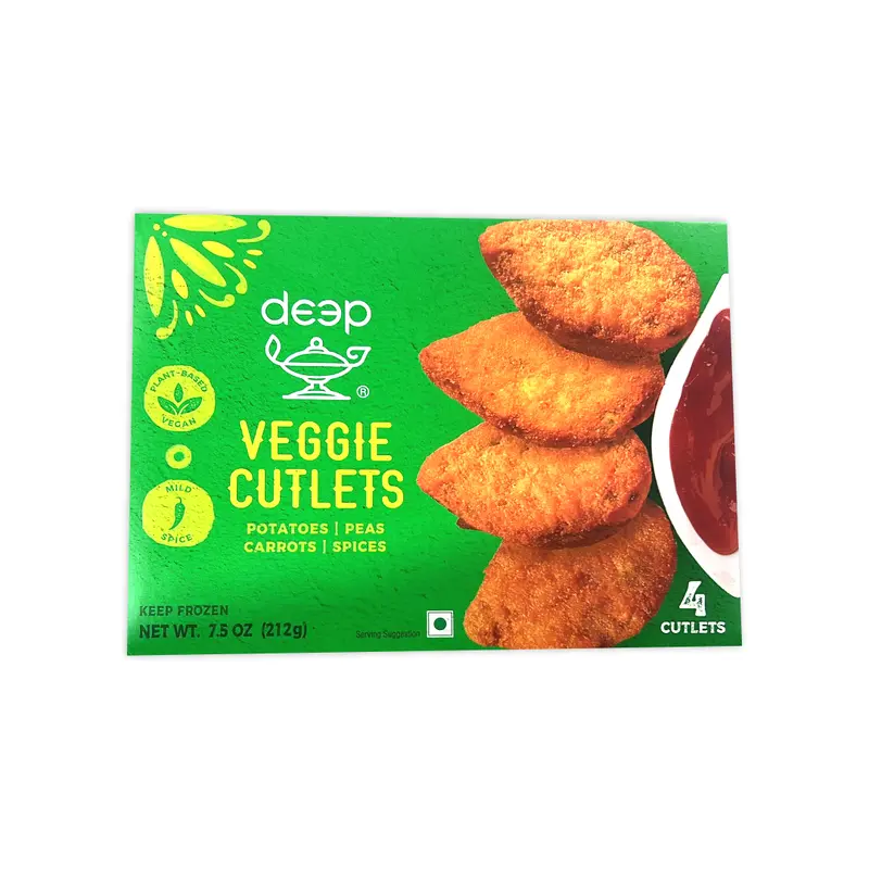 DEEP VEGGIE CUTLETS 4 PCS