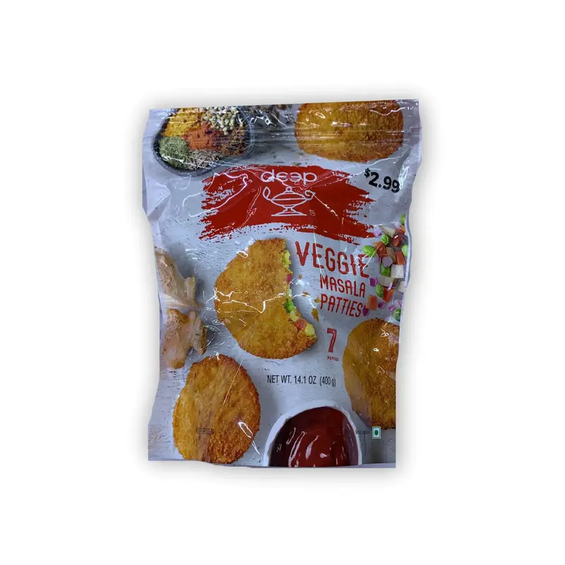DEEP VEGGIE MASALA PATTIES - 7 PCS