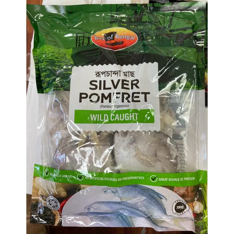 Bay of Bengal Silver Pomfrets (Rupchana) 100/200G -1x Bag
