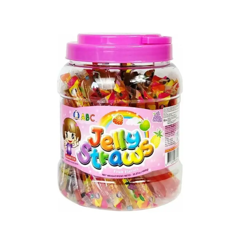 ABC Jelly Straws Thach Rau Cau Trai Cay 1kg x 1
