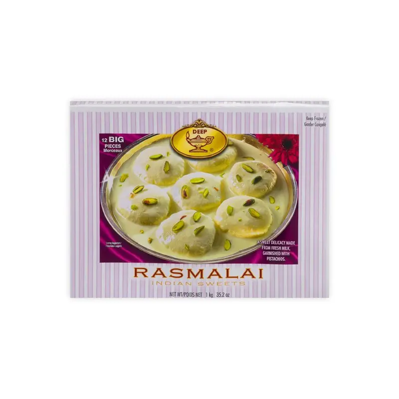 DEEP KESAR RASMALAI 12 PIECES