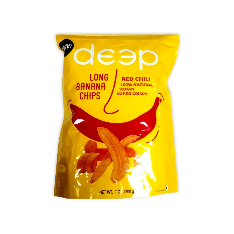 DEEP LONG BANANA CHIPS (RED CHILI)
