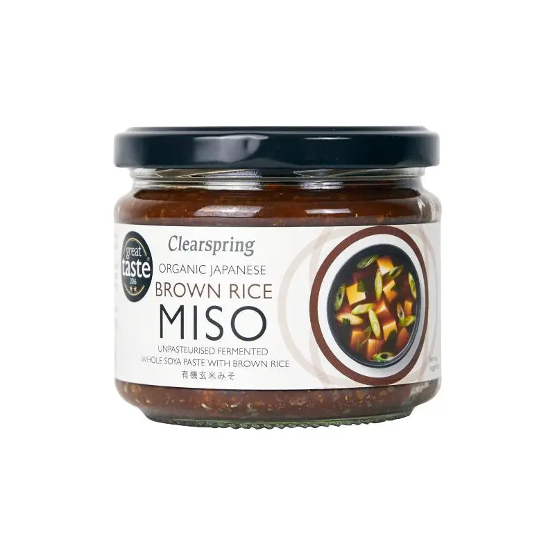 80056 Clearspring JPN Brown Rice Miso Miso gao lut 300g x1