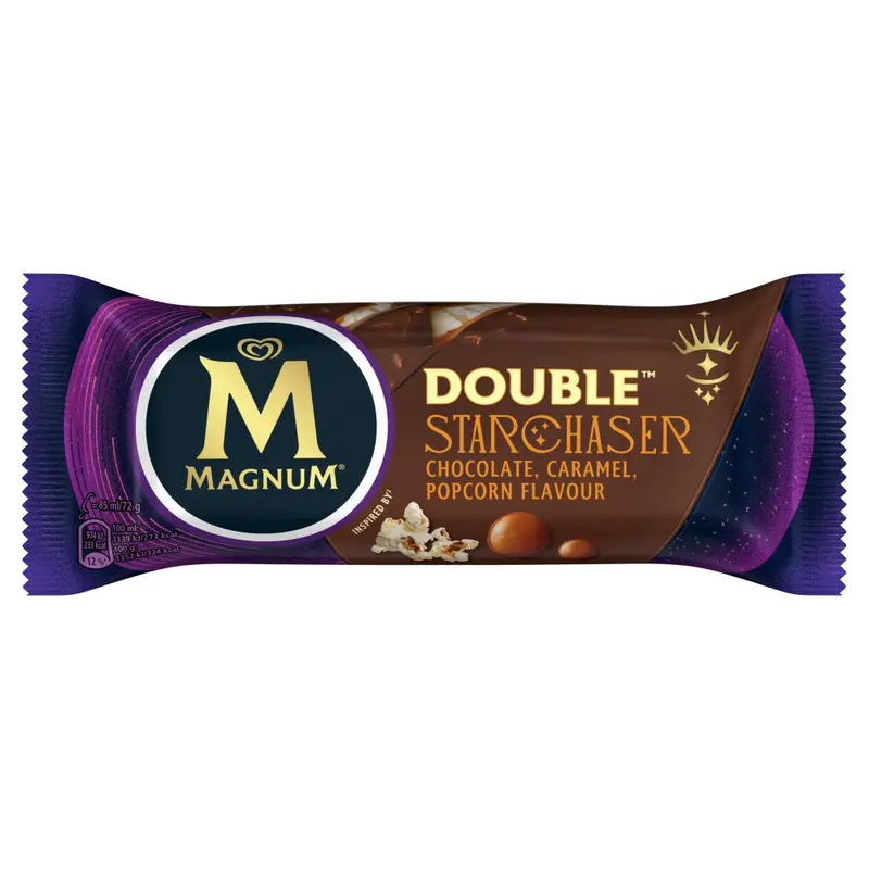 83610 Magnum Double Starchaser Chocolate, Caramel, Popcorn Flavour 85ml x1