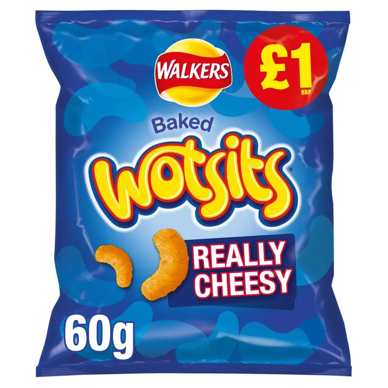 72139 Walkers Wotsits Cheese Snacks 60g x1
