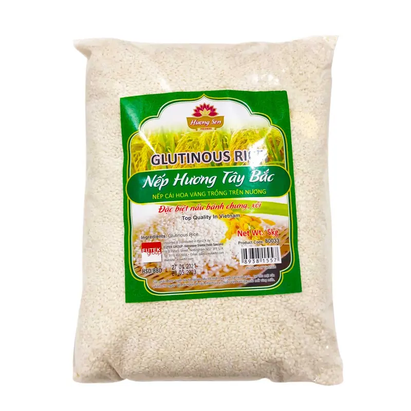 80033 Huong Sen Glutinous Rice Nep Cai Hoa Vang Nep Huong Tay Bac 5kg x1