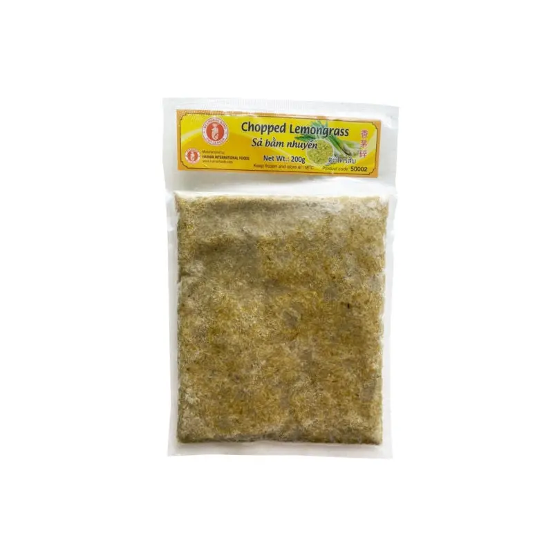 50002-2 Seahorse King Frozen Chopped Lemon Grass Sa Bam Nhuyen Dong Lanh 200gr x 50