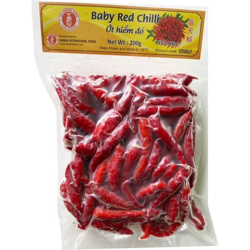 50007-7 Seahorse King Frozen Baby Red Chilli Ot Hiem Do 200g x 50