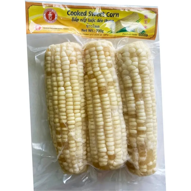 50009-9 Seahorse King Frozen Cooked Sweet Corn Bap Nep Deo Thom Luoc 700g x 20