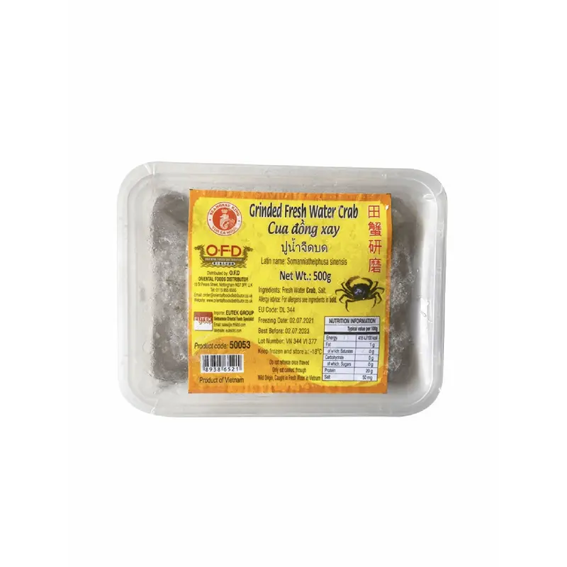 50053-3 Seahorse King Grinded Fresh Water Crab Thit Cua Dong Xay 500g x 20