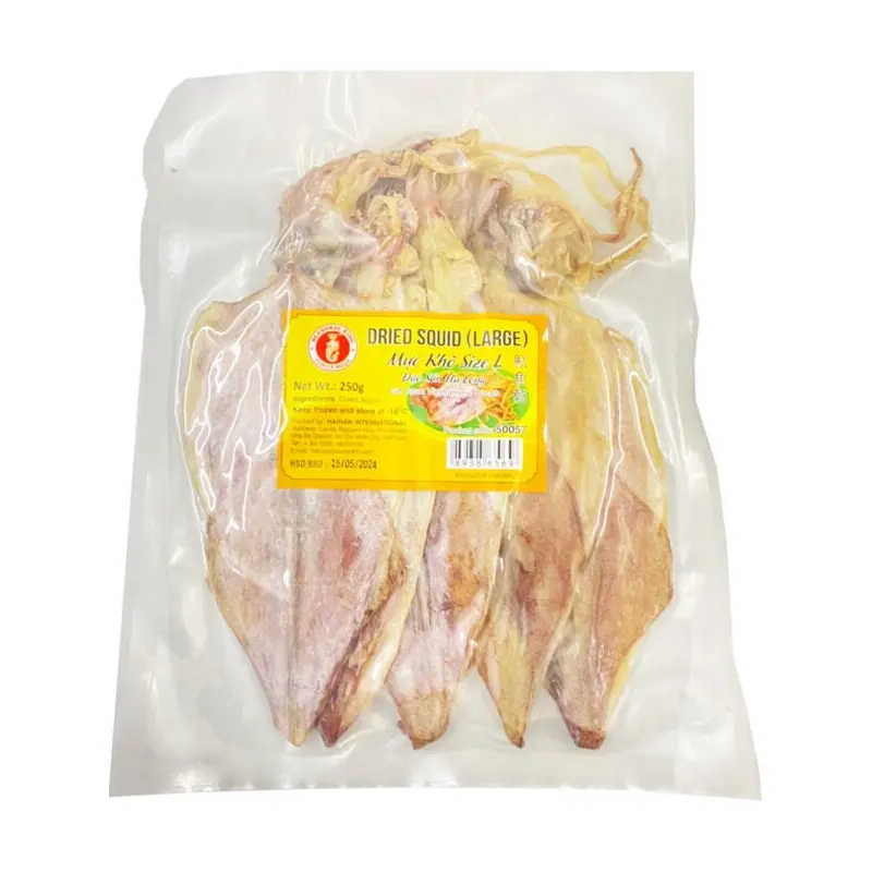 50057 Seahorse King Dried Squid (Large) Muc Kho Size L 250g x 1