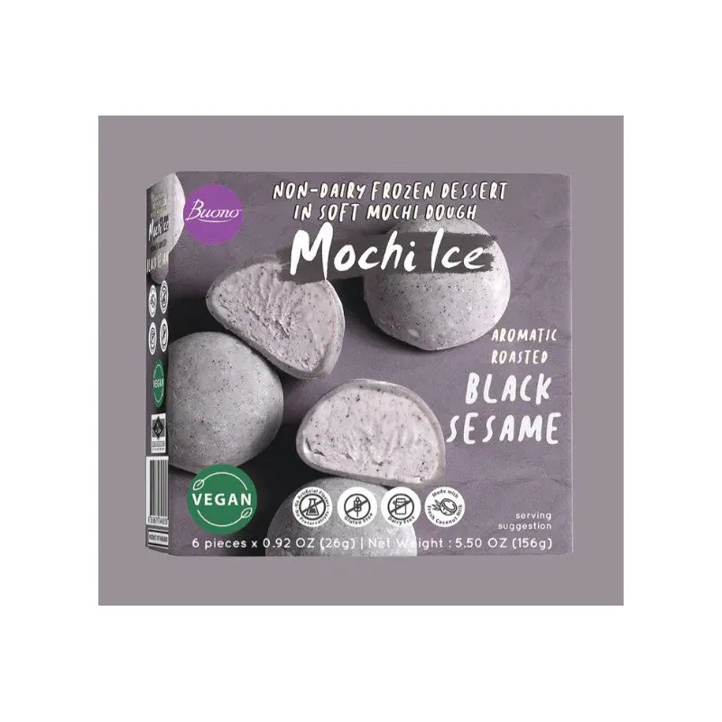 46058 Buono Mochi Ice -Black Sesame (Dairy Free)   156g x1