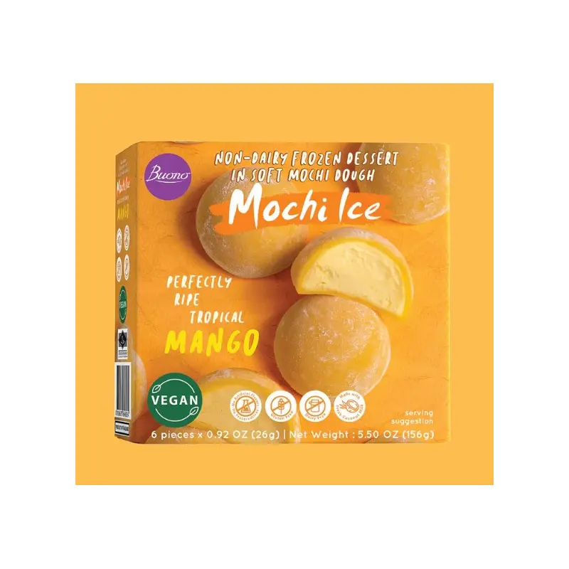 46058 Buono Mochi Ice -Mango (Dairy Free)   156g x1