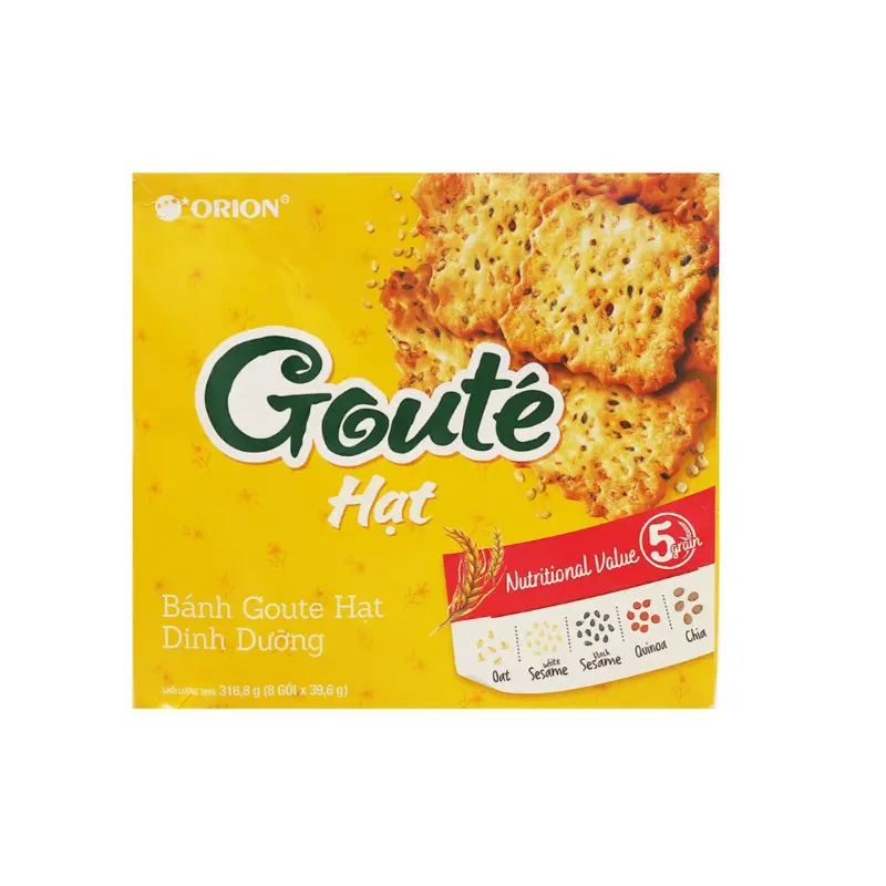 060009 Orion Goute Biscuit Banh Goute Me Gion Tan 316g x 8