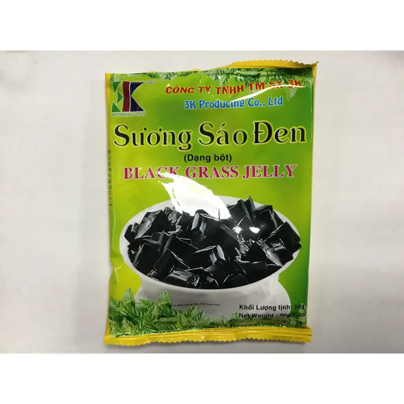 3K Black grass Jelly Suong Sao Den  50g x 1
