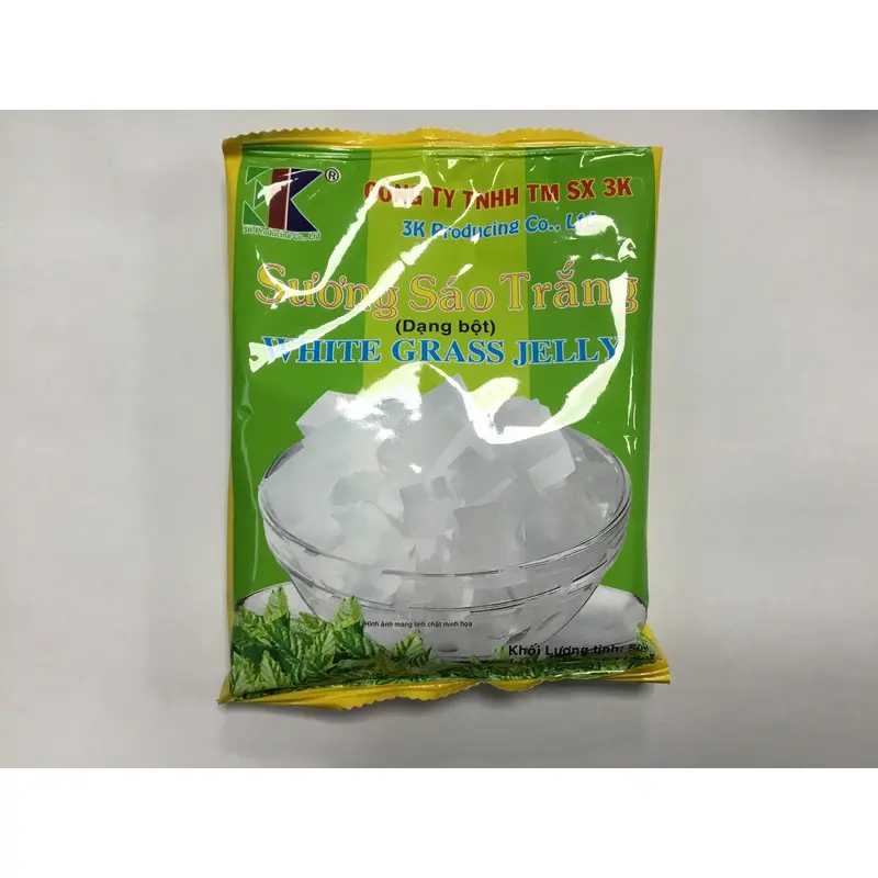 3K White Glass Jelly Suong Sao Trang  50g x 1