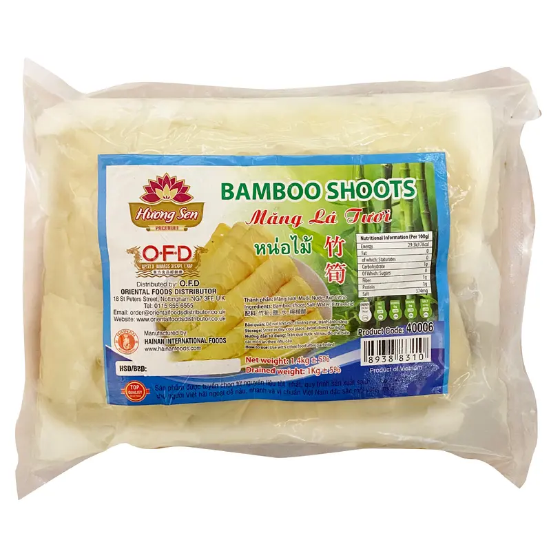 40006-6 Huong Sen Bamboo Shoot Whole Mang La Tuoi Nguyen 1400gx12