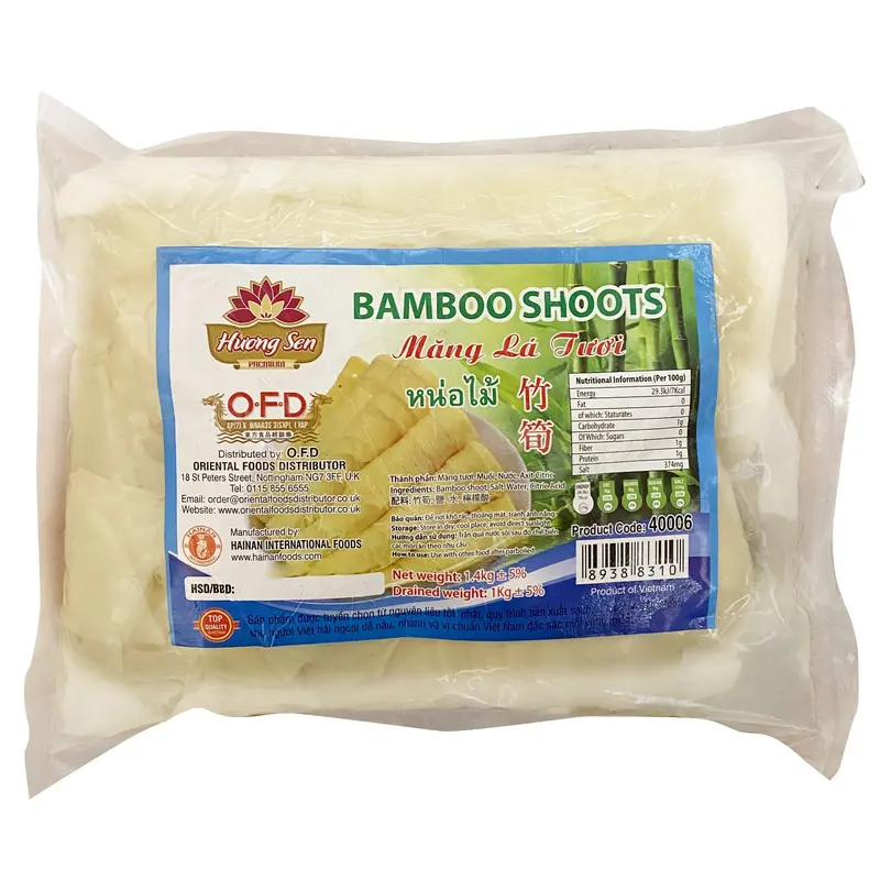 40006 Huong Sen Bamboo Shoot Whole Mang La Tuoi Nguyen 1400gx1