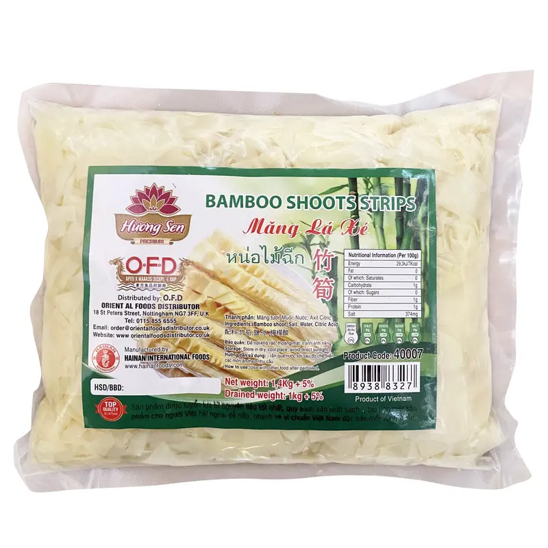 40007 Huong Sen Bamboo Shoot Shredded Mang La Tuoi Xe 1400gx1