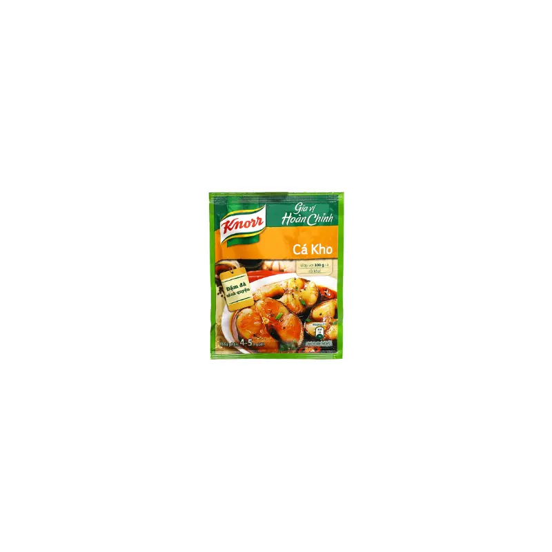 030011-1 Knorr Spice Powder For Simmered Fish Gia Vi Hoan Chinh Ca Kho 28gr x 10 x 6