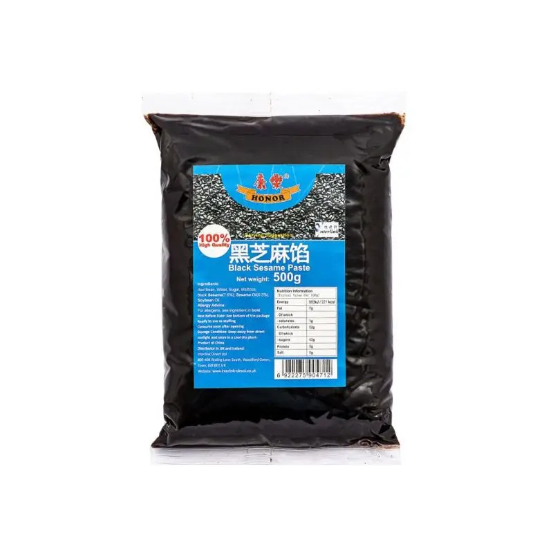 04712 HR Black Sesame Paste Bot Me Den 500g x 1