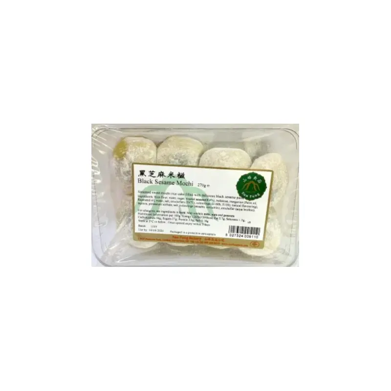 05110 Sun Fung Black Sesame Mochi Banh Mochi Me Den 270g x 1
