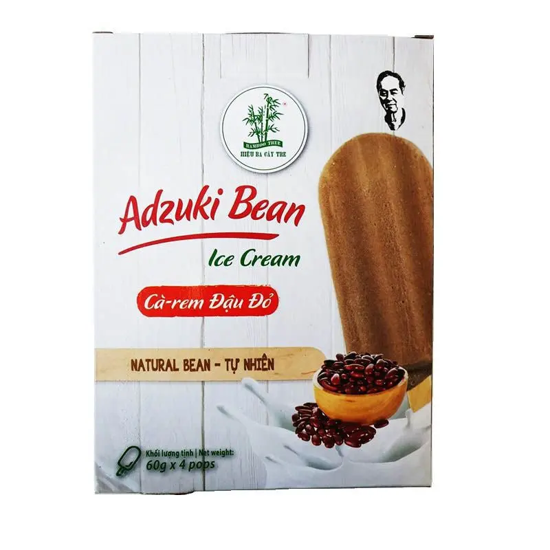 01280 Bamboo Tree Adzuki Bean Ice Cream Kem Dau Do 60g x1