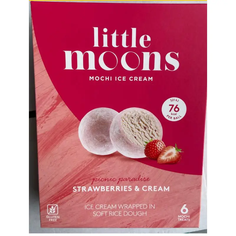 018088 LM Ice-cream Mochi -Strawberries & Cream-(32g x6pcs) x10