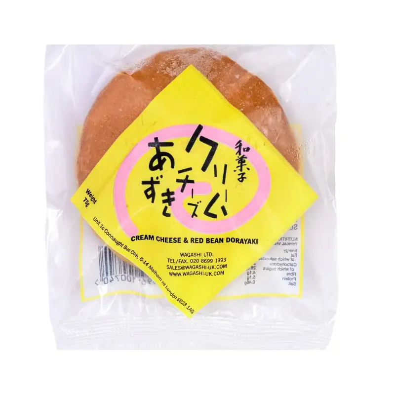 00740 Wagashi Cream Cheese & Red Bean Dorayaki 75g