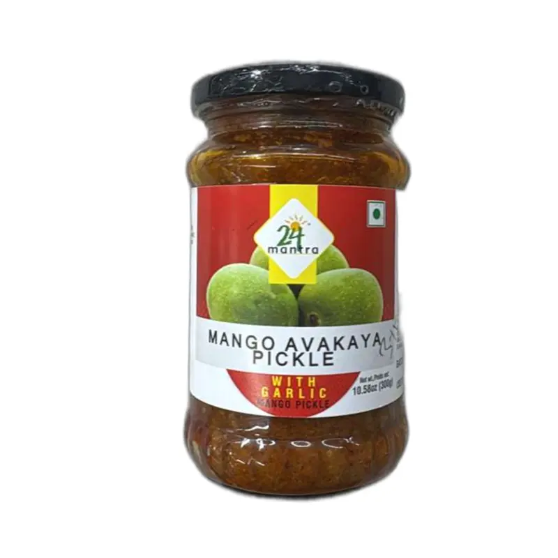 24 MANTRA MANGO AVAKAYA PICKLE (With Garlic)