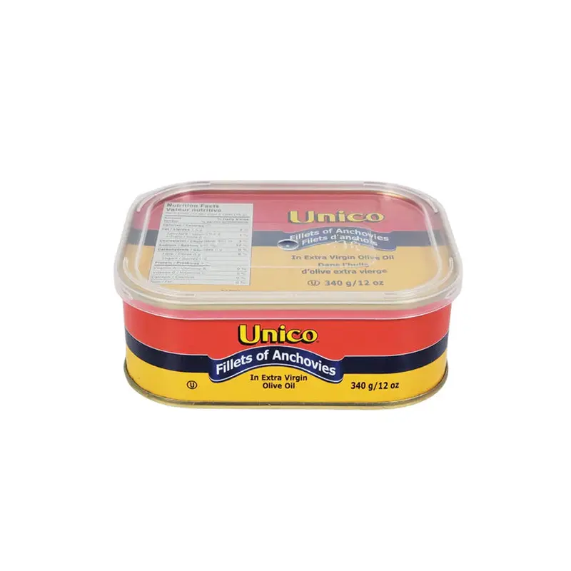 UNICO - FLAT ANCHOVIES FILLETS 24x340 GR