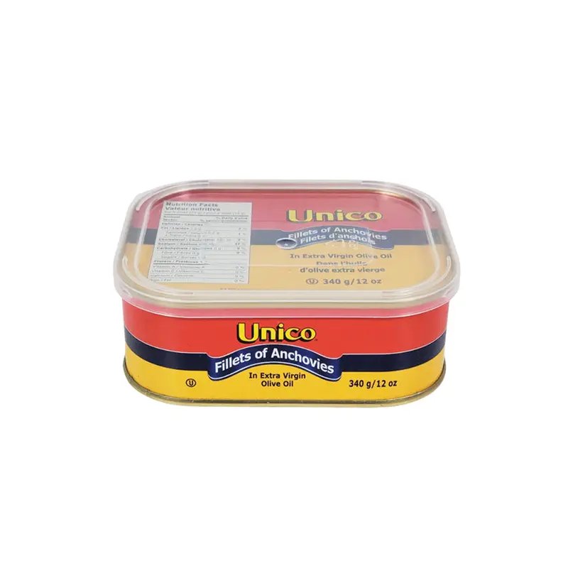 UNICO - FLAT ANCHOVIES FILLETS 340GR