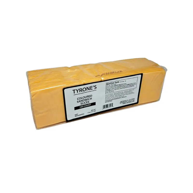 TYRON'S - YELLOW SANDWICH SLICED CHEESE 2.27KG