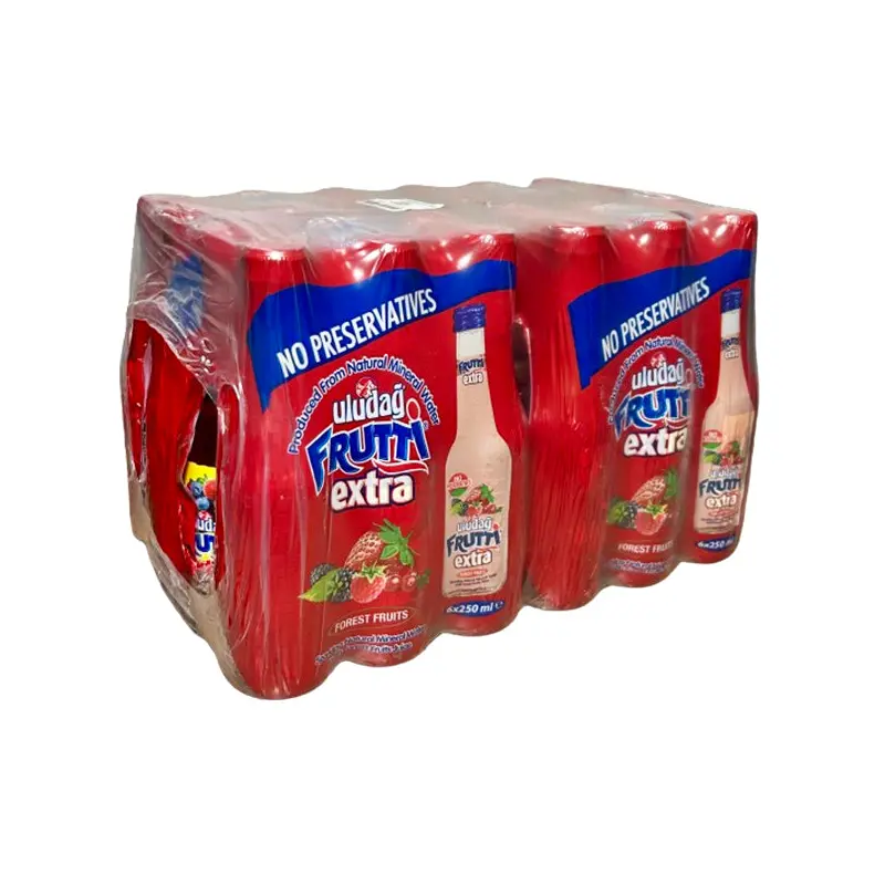 ULUDAG - FRUTTI EXTRA MIX FLAVORED SPARKLING MINERAL WATER 24x250 ML