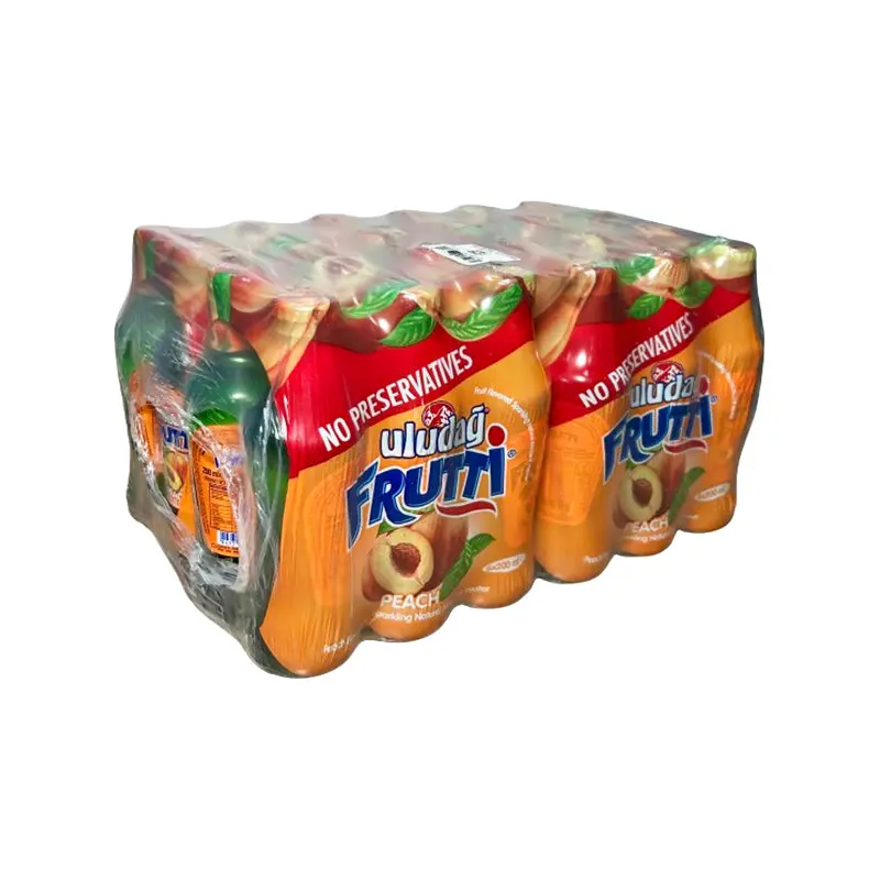ULUDAG - FRUTTI PEACH FLAVORED SPARKLING MINERAL WATER 24x200 ML
