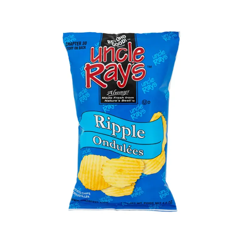 UNCLE RAYS - RIPPLE POTATO CHIPS 10x130 GR