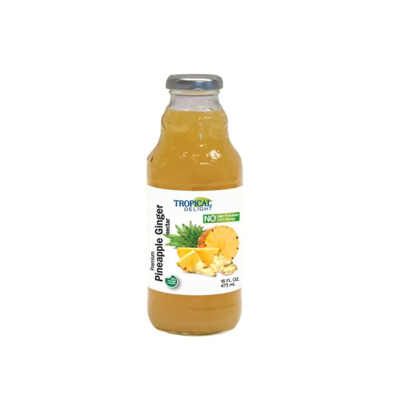 TROPICAL DELIGHT - TD PINEAPPLE GINGER JUICE 12x473ML