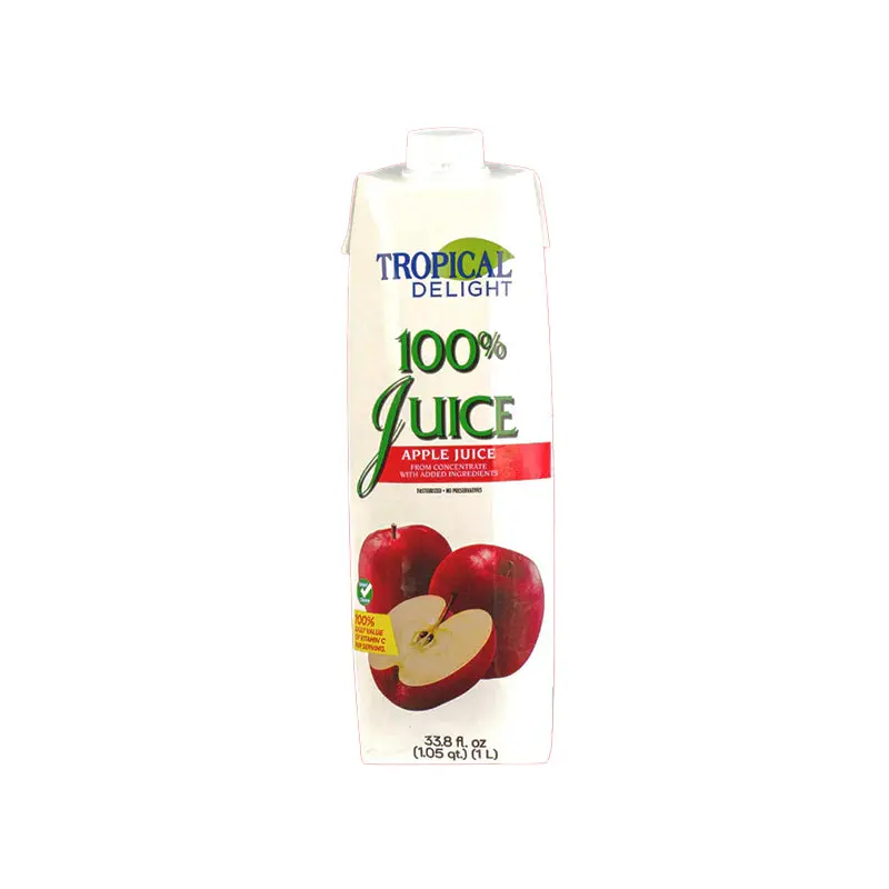 TROPICAL DELIGHT - TD TETRA APPLE JUICE 12x1 LT