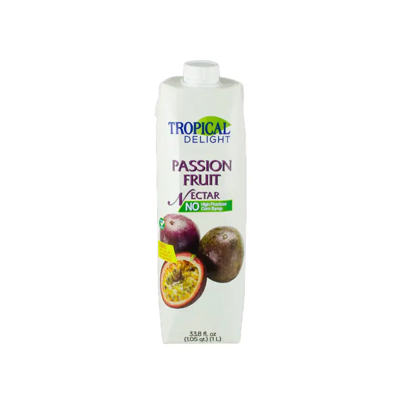 TROPICAL DELIGHT - TD TETRA PASSION FRUIT NECTAR 12x1 LT