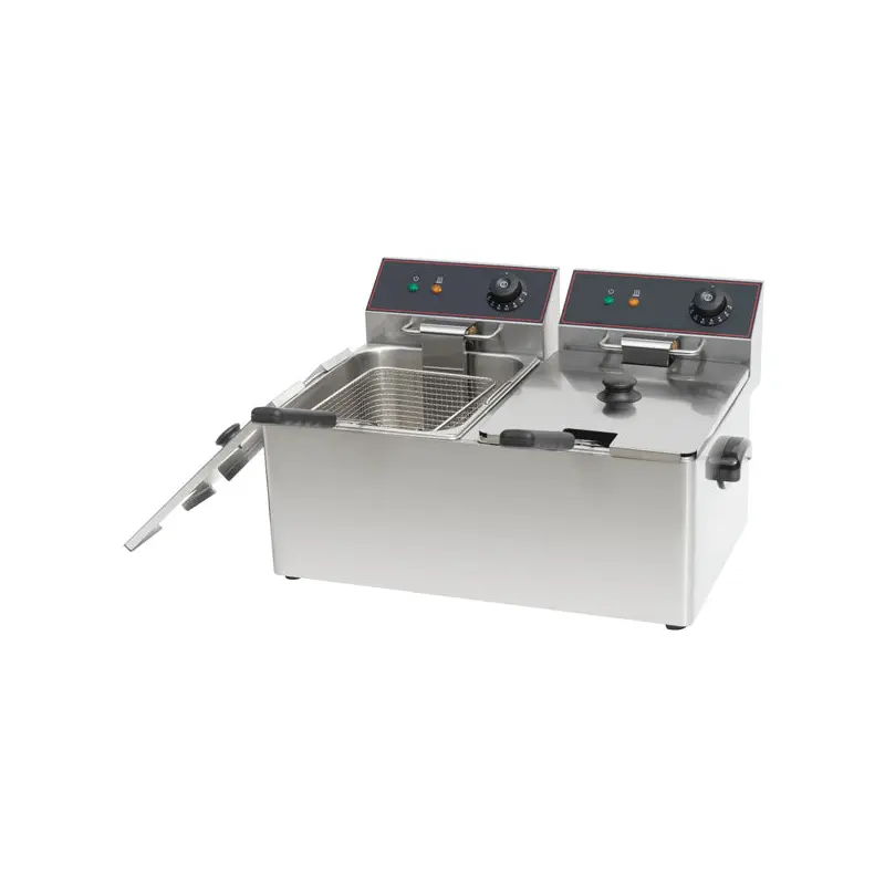 TURBO - ELECTRIC TWIN TANK FRYER TABLE TOP EACH